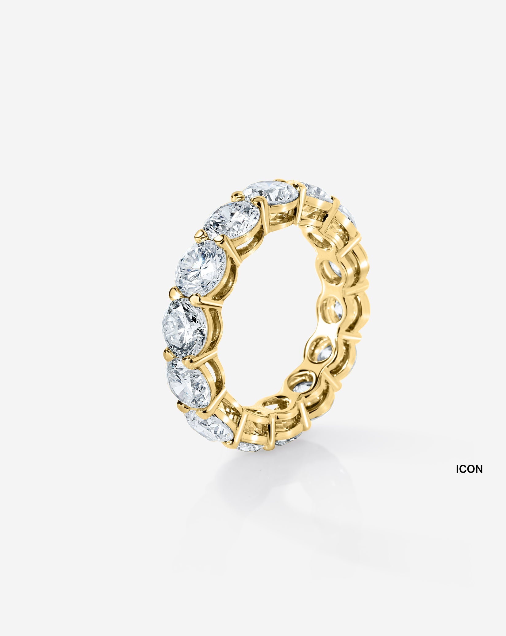 Round Diamond Eternity Band
