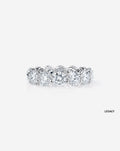 Round Lab Diamond Eternity Band