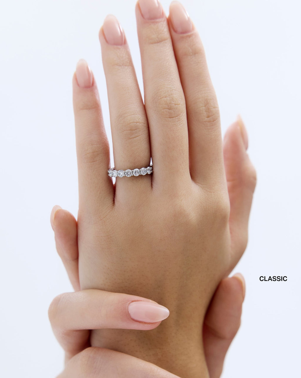 Round Diamond Eternity Band