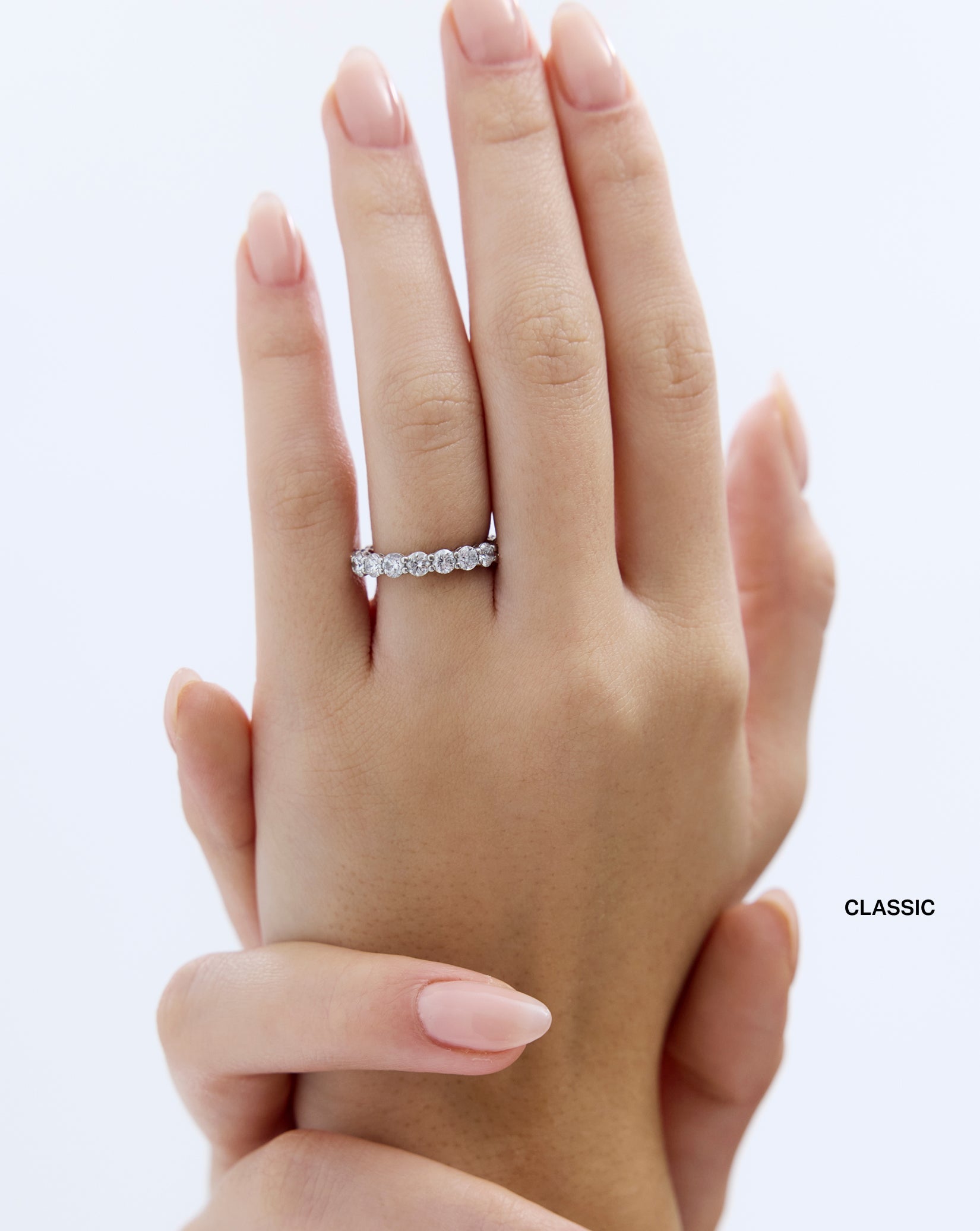Round Diamond Eternity Band