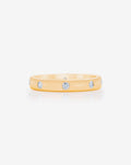 Round Luxe Inlay Eternity Band