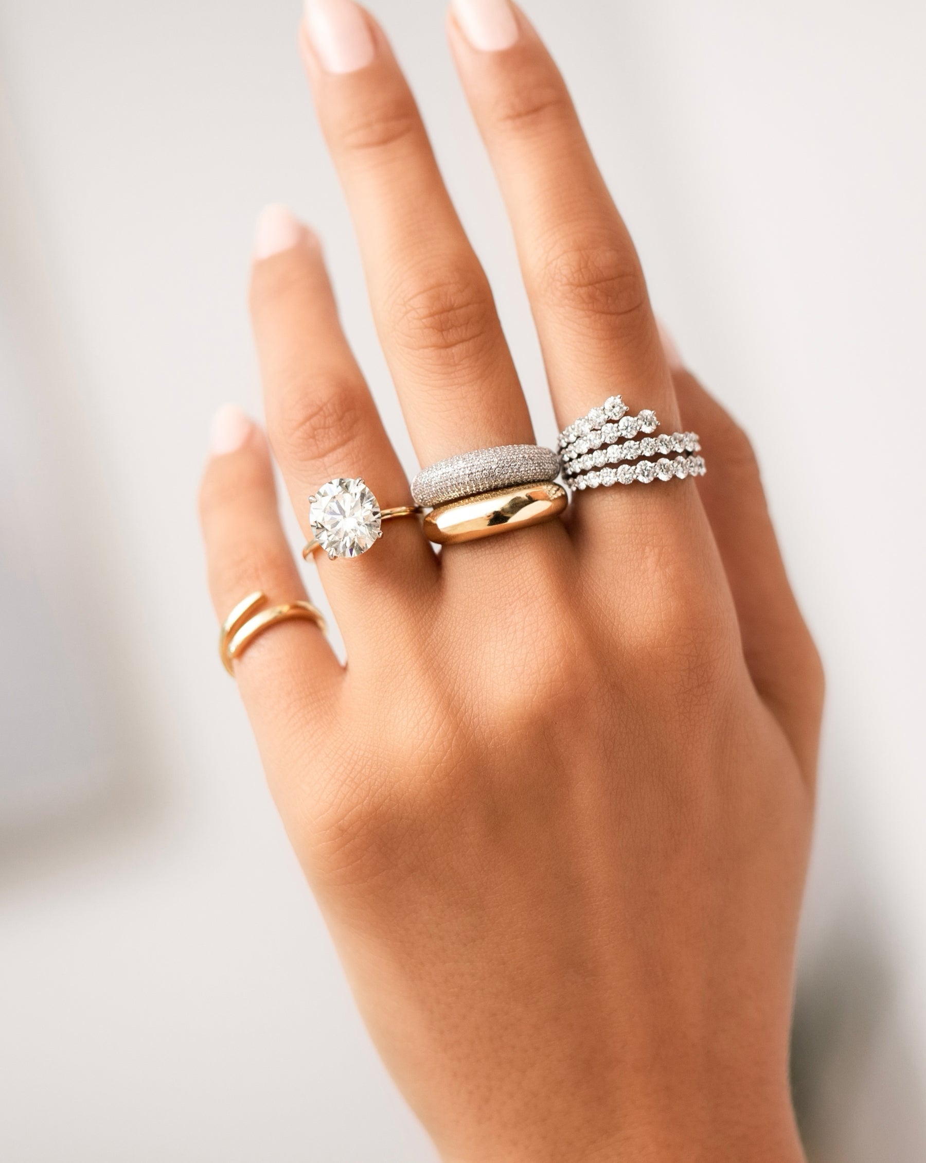 Pavé Diamond Cloud Ring
