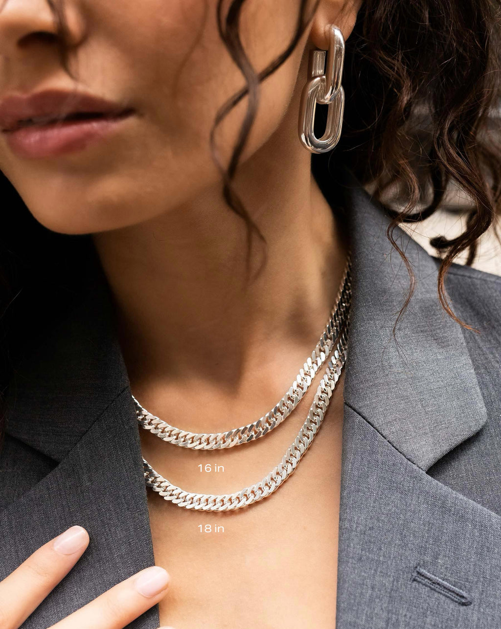 Jumbo Curb Chain Necklace
