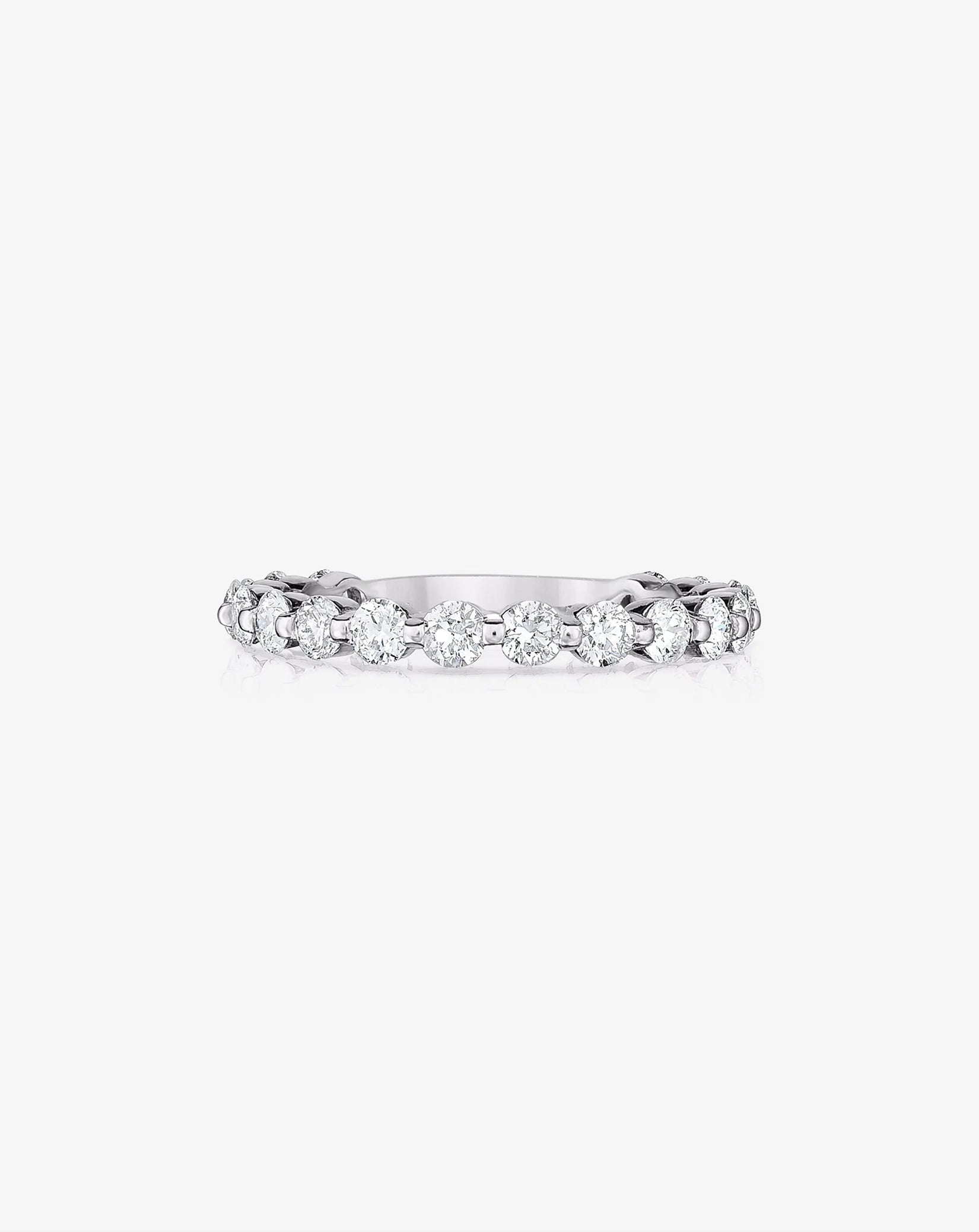 Single Prong 3/4 Lab Diamond Band