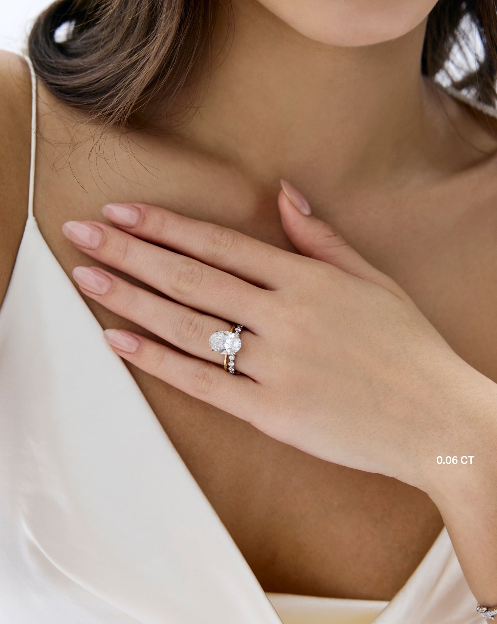 Single Prong 3/4 Diamond Band