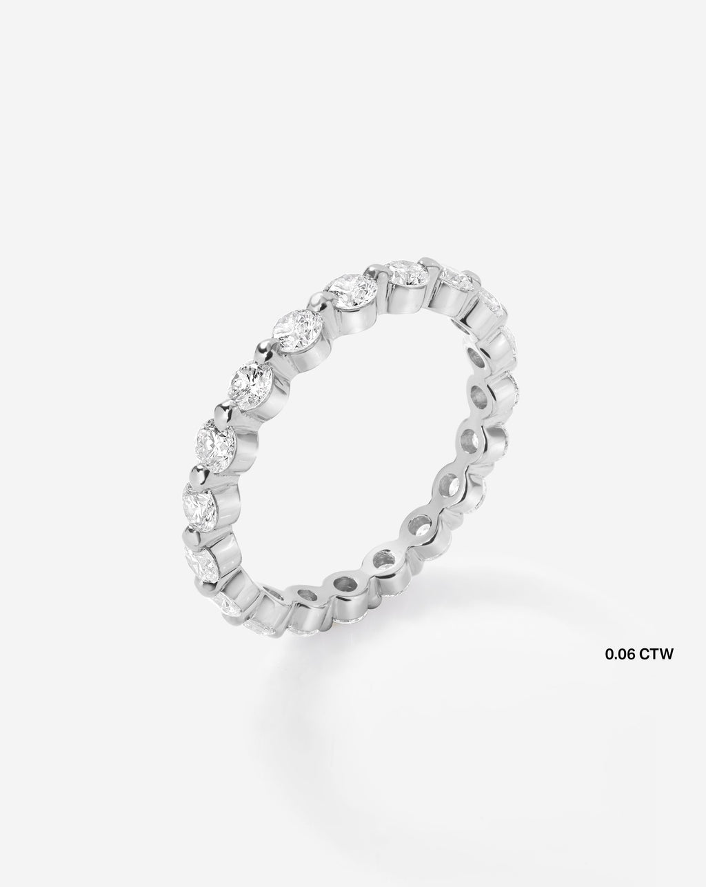 Single Prong Lab Diamond Band