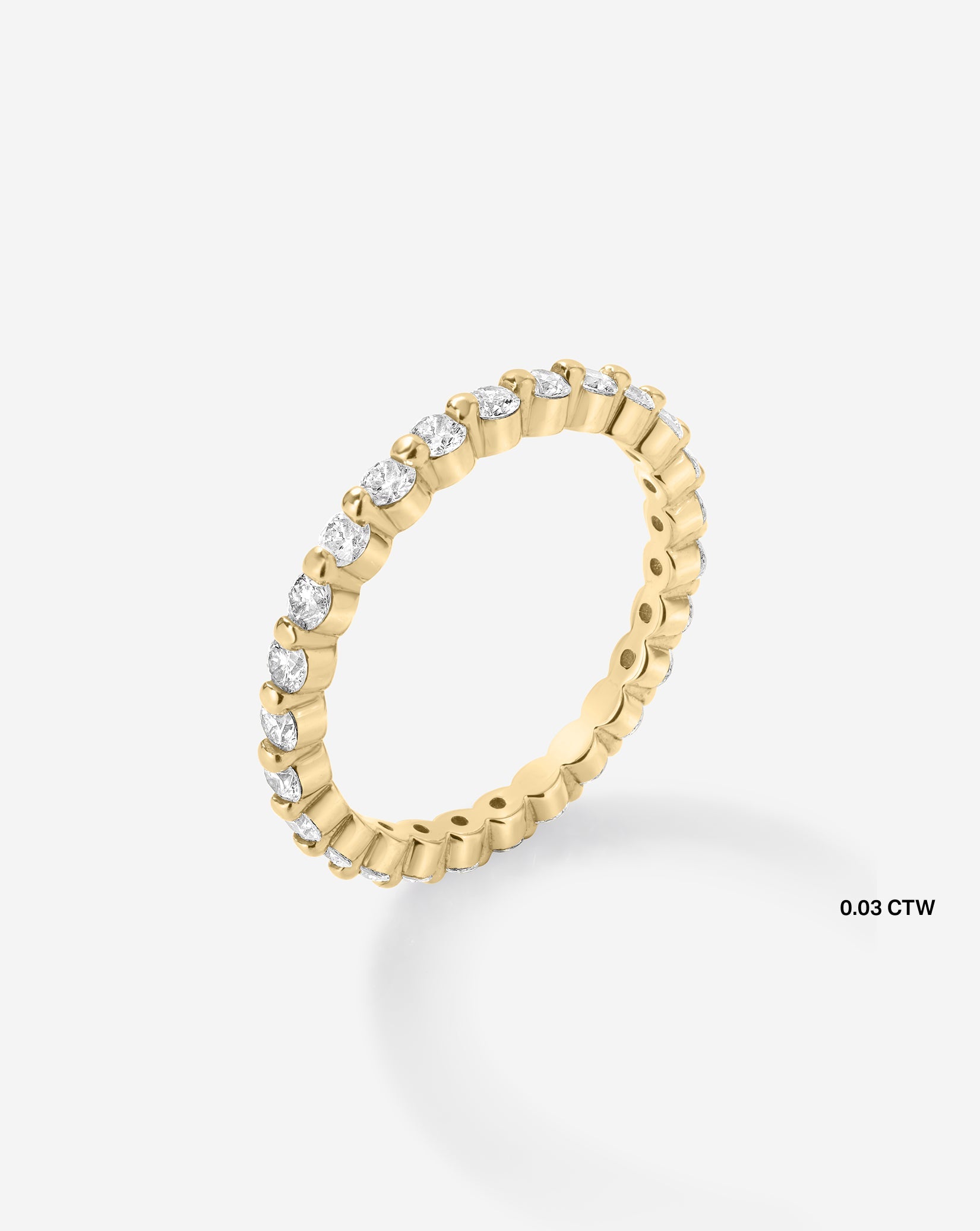Single Prong Lab Diamond Band