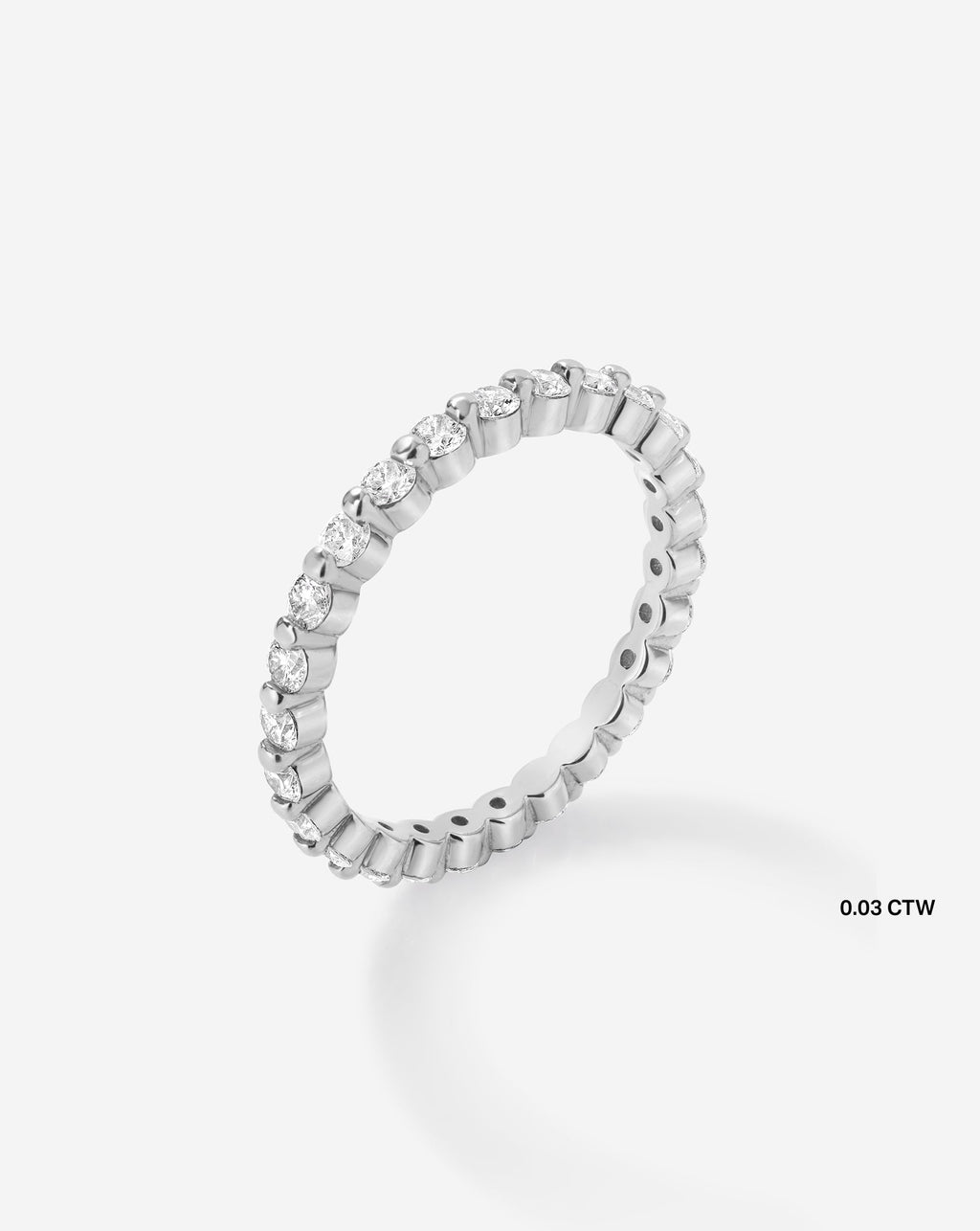 Single Prong Diamond Band