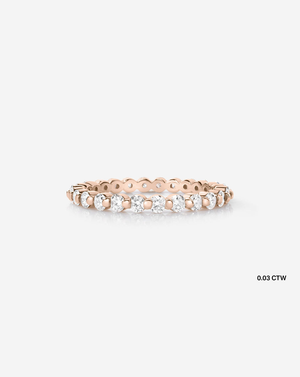 Single Prong Lab Diamond Band