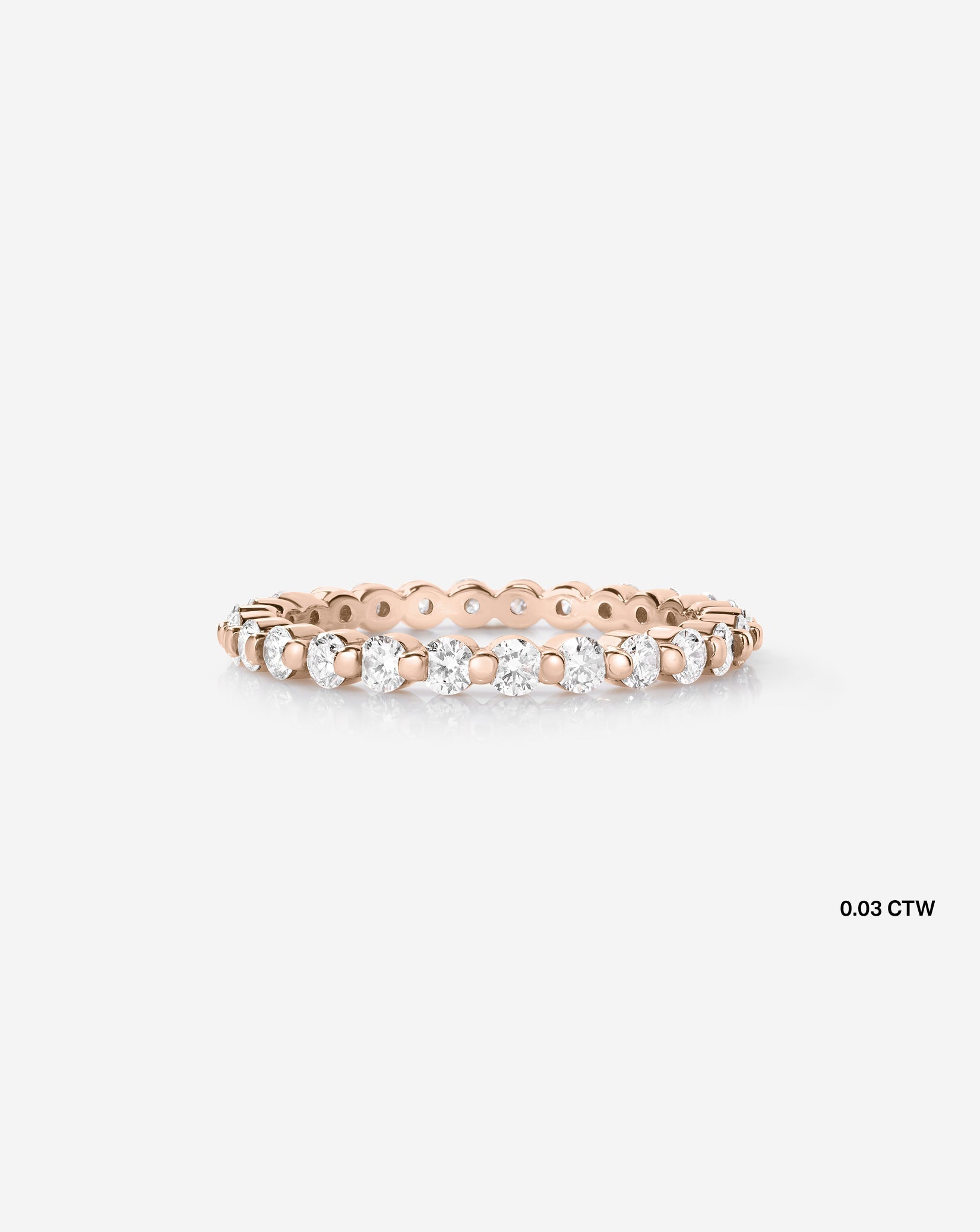 Single Prong Lab Diamond Band