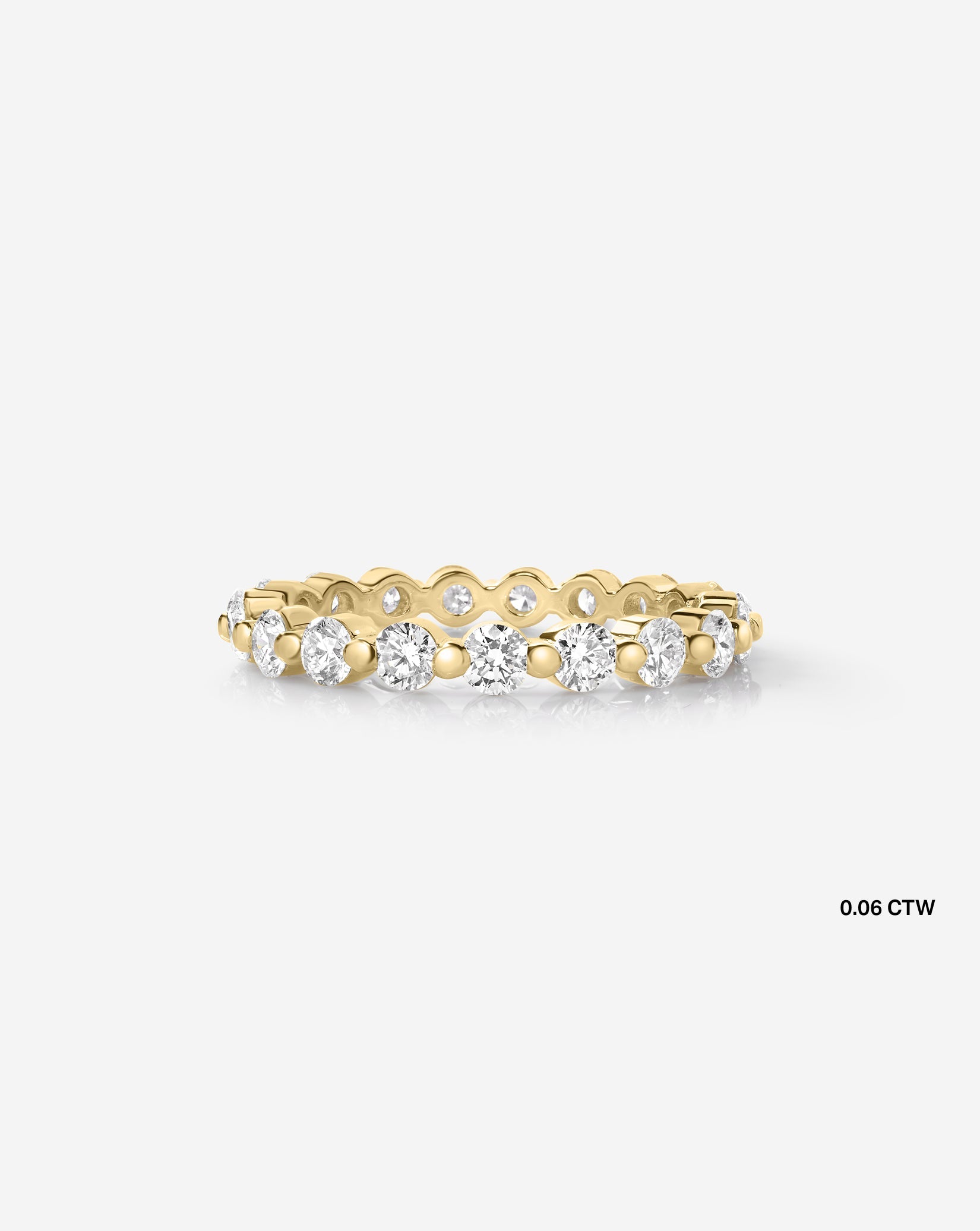 Single Prong Diamond Band