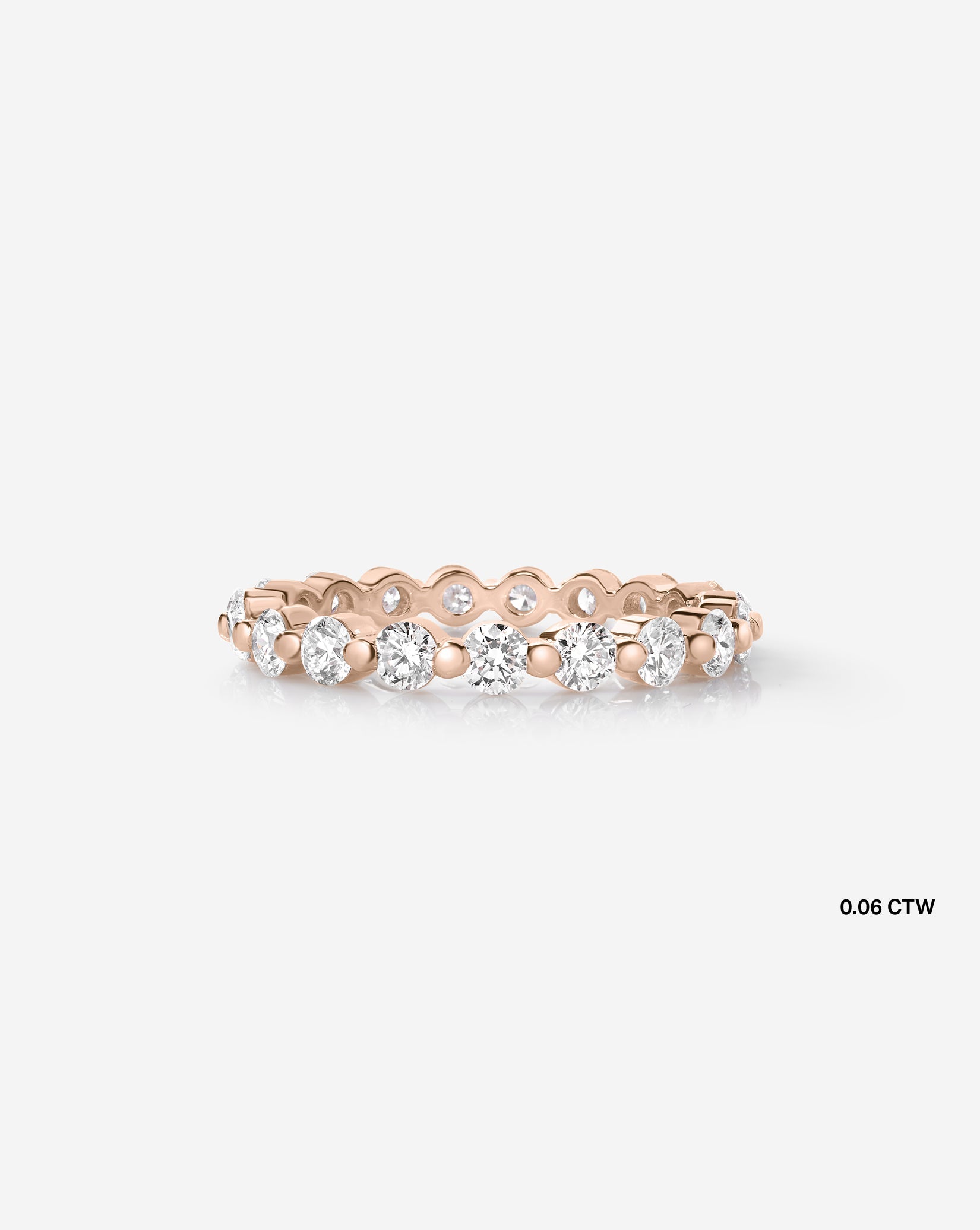 Single Prong Lab Diamond Band