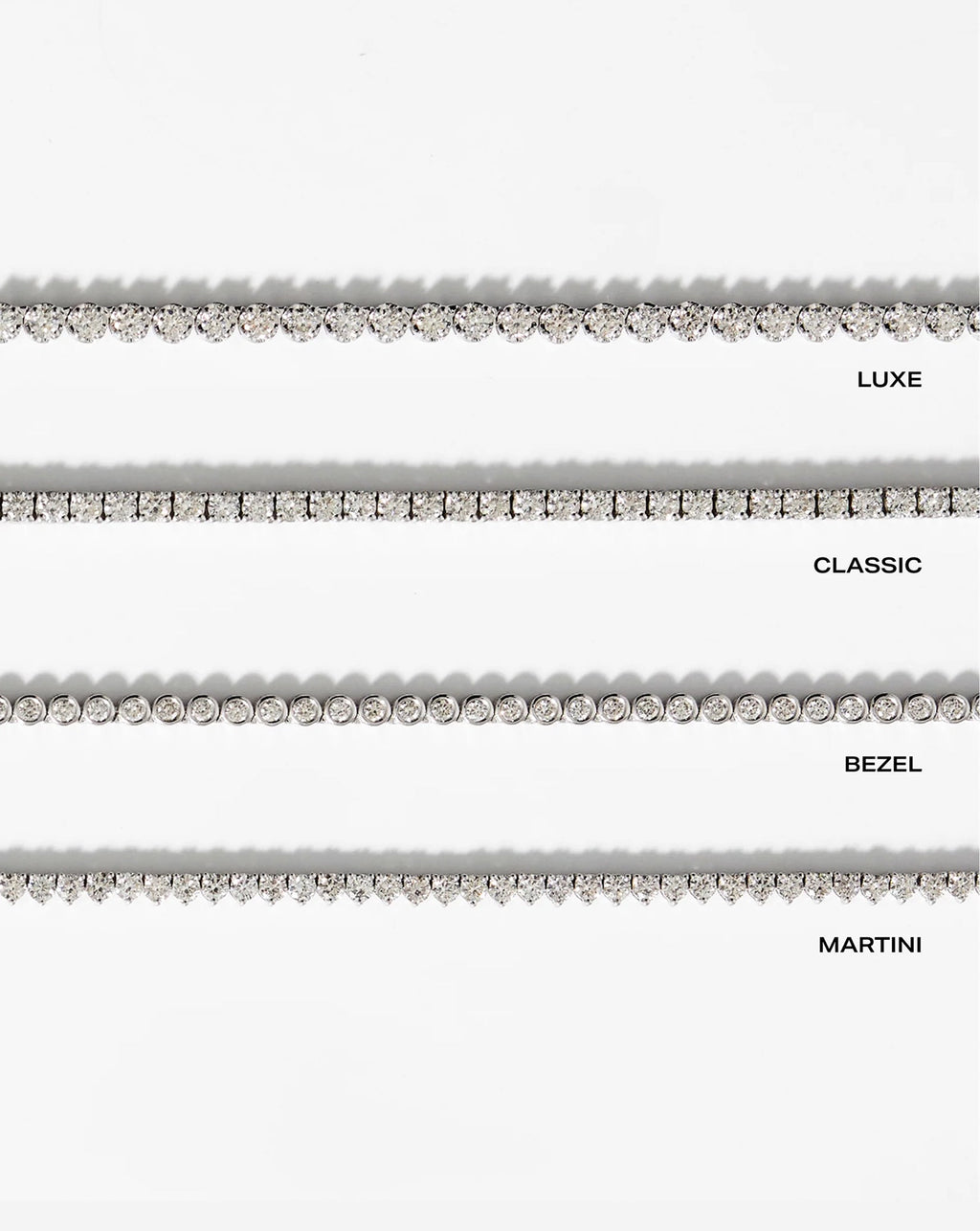 Graduated Bezel Diamond Tennis Necklace