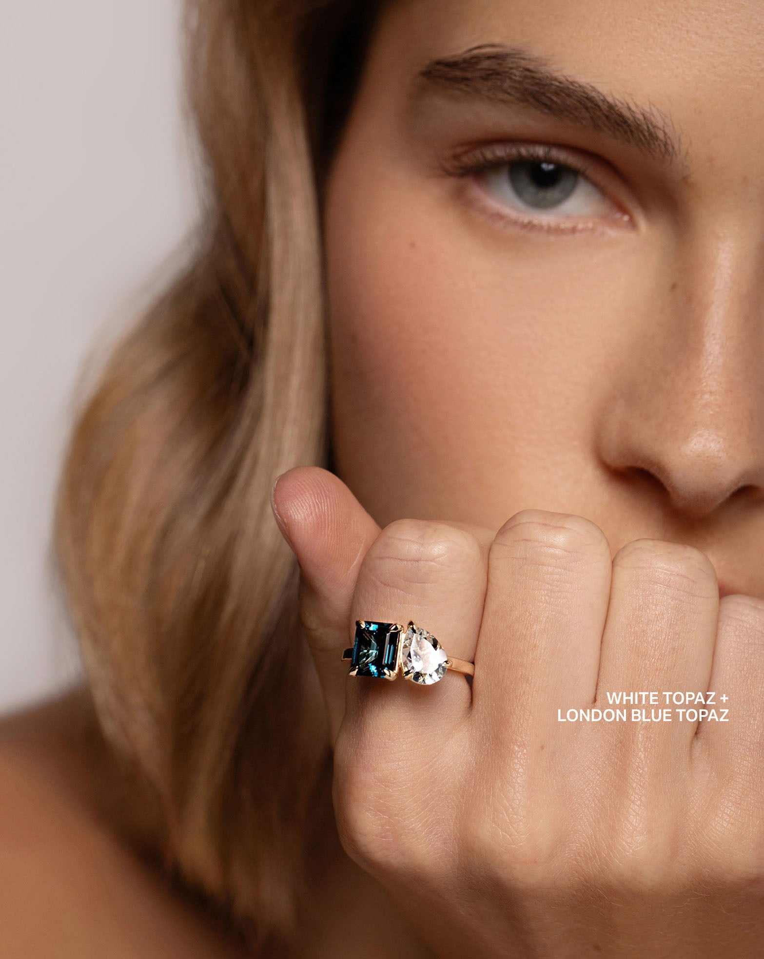 Toi et Moi Personalized Gemstone Ring