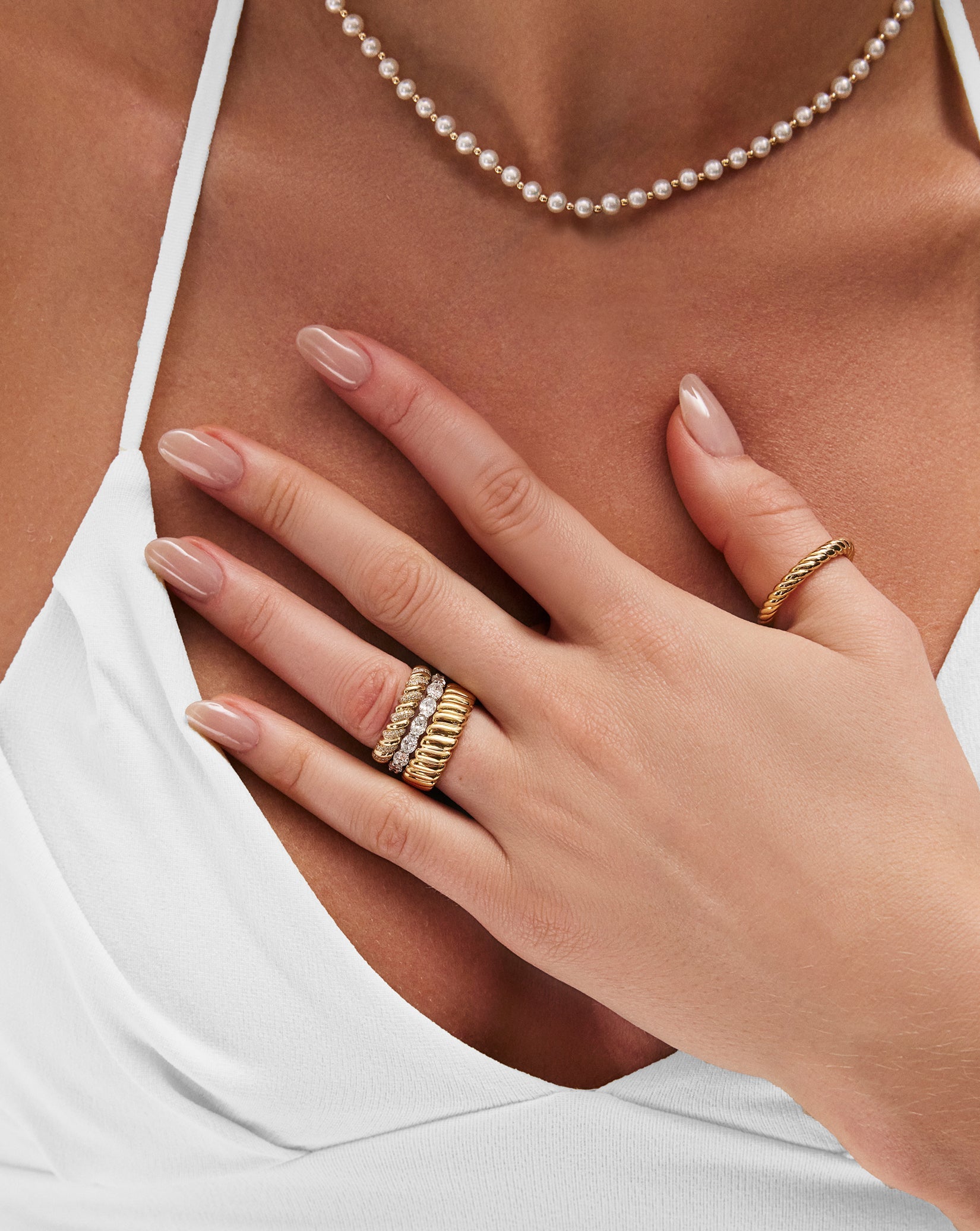 Twisted Cable Ring