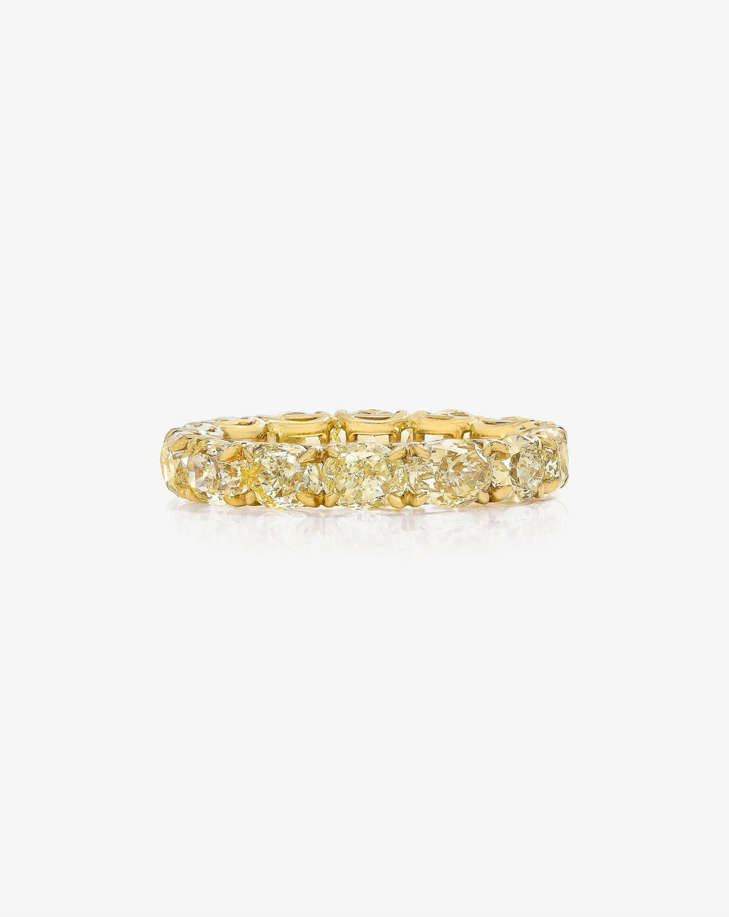 Yellow Diamond Eternity Band