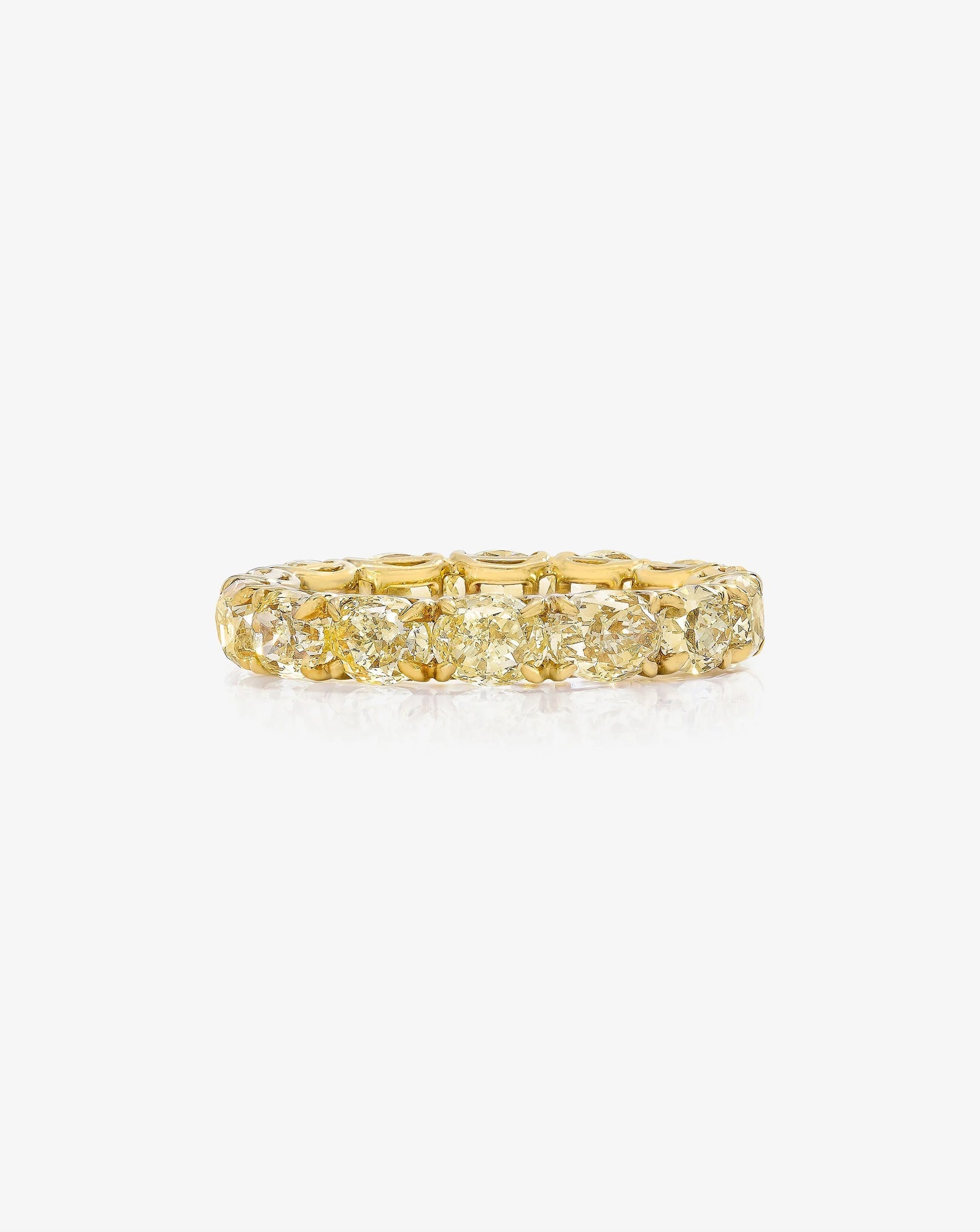 Yellow Diamond Eternity Band