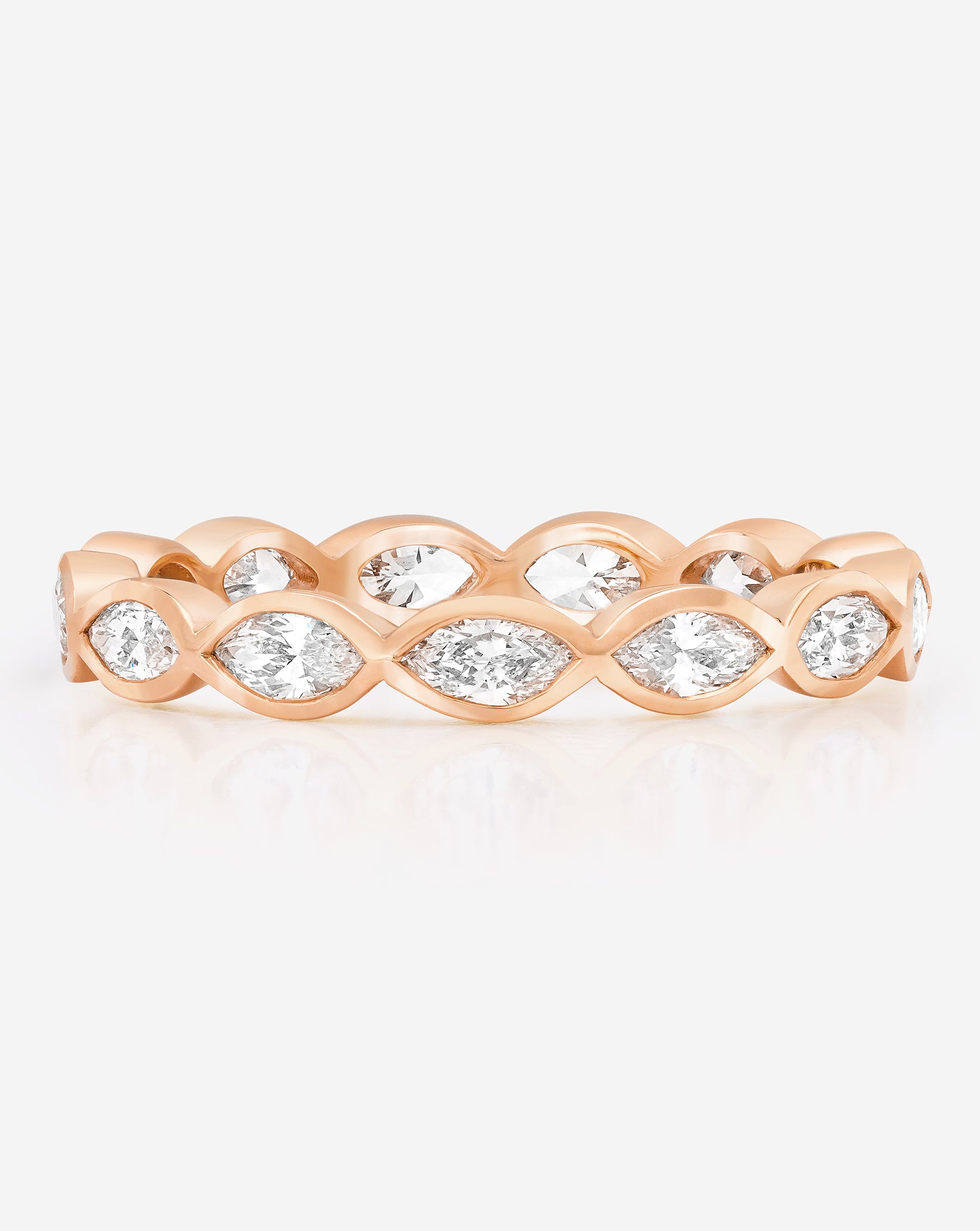 Marquise Bezel Eternity Band