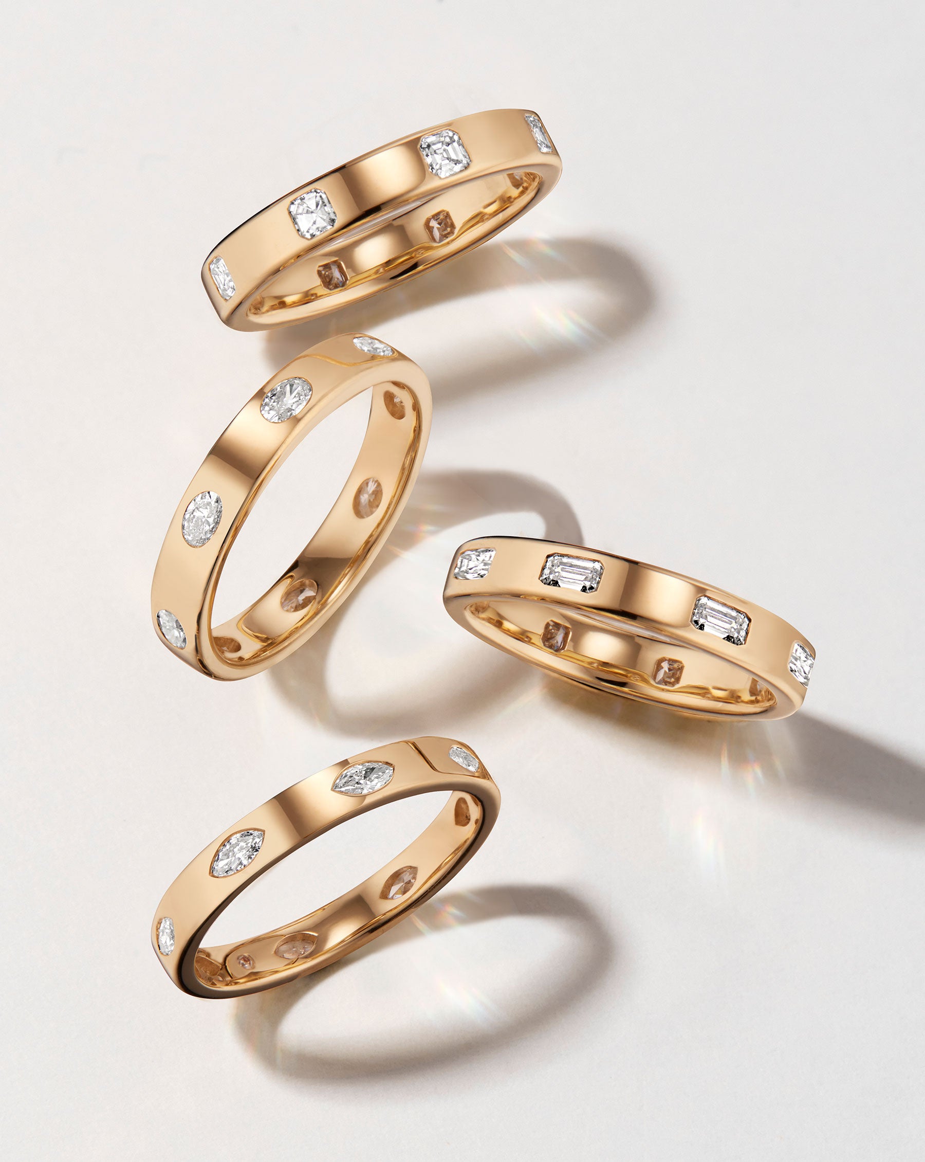 Marquise Luxe Inlay Eternity Band