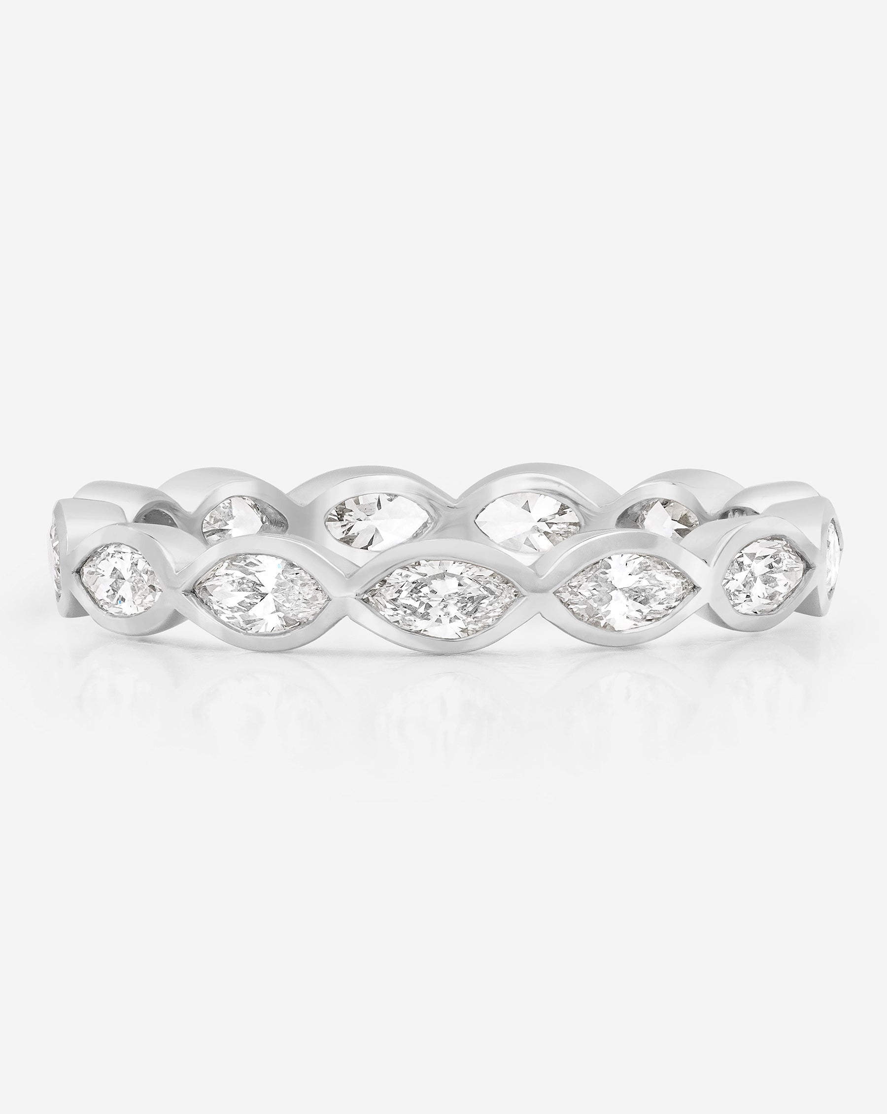 Marquise Bezel Eternity Band