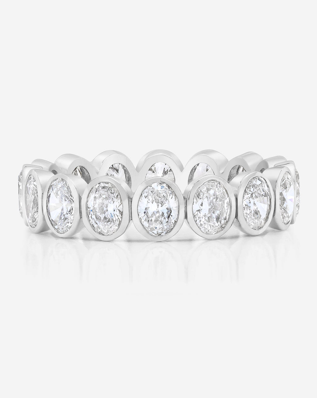 Oval Bezel Eternity Band