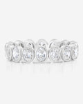 Oval Bezel Eternity Band