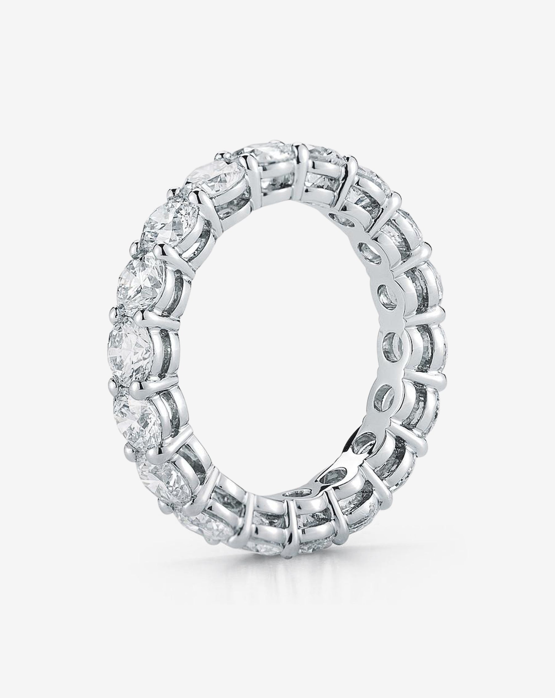 Round Lab Diamond Eternity Band