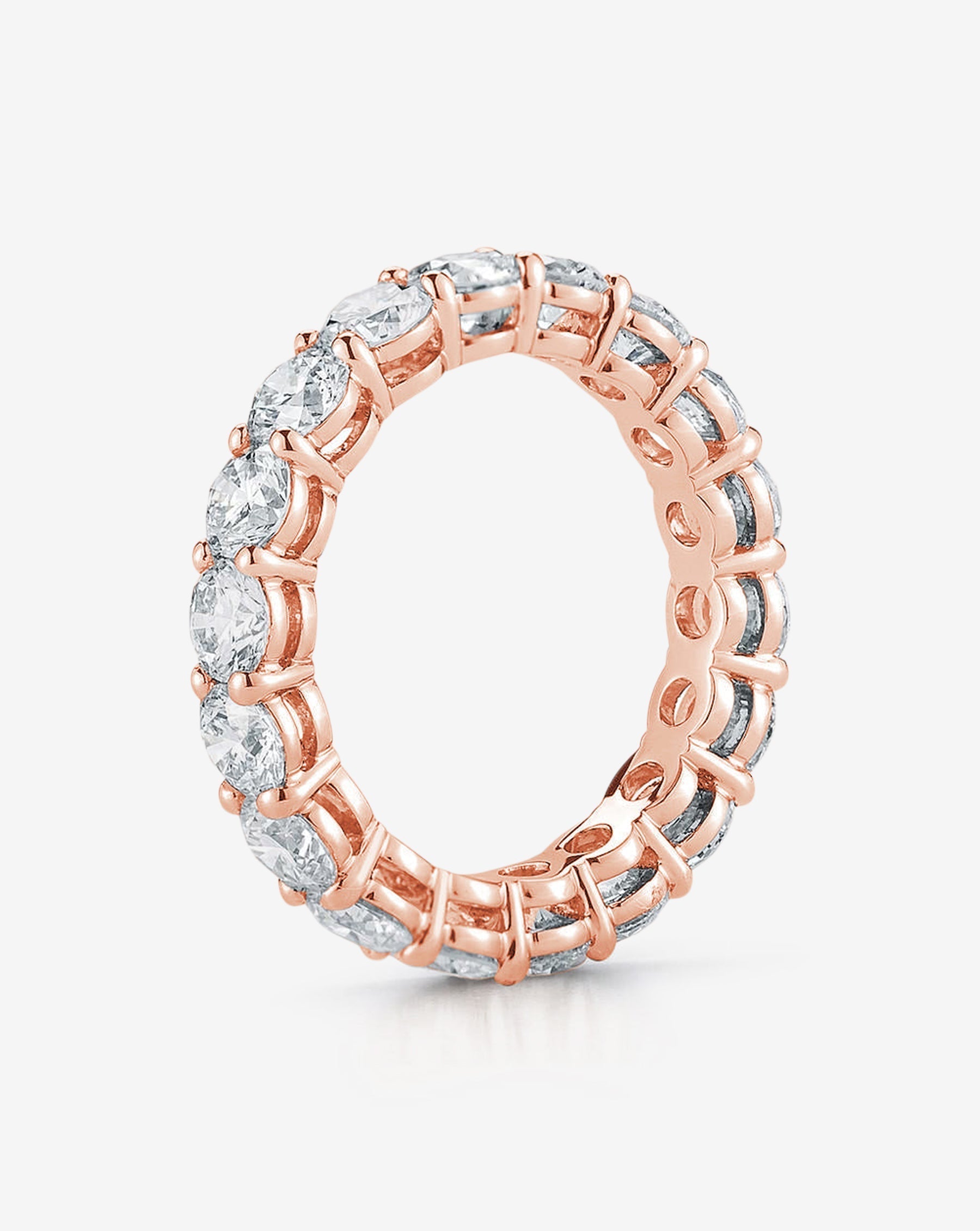 Round Lab Diamond Eternity Band