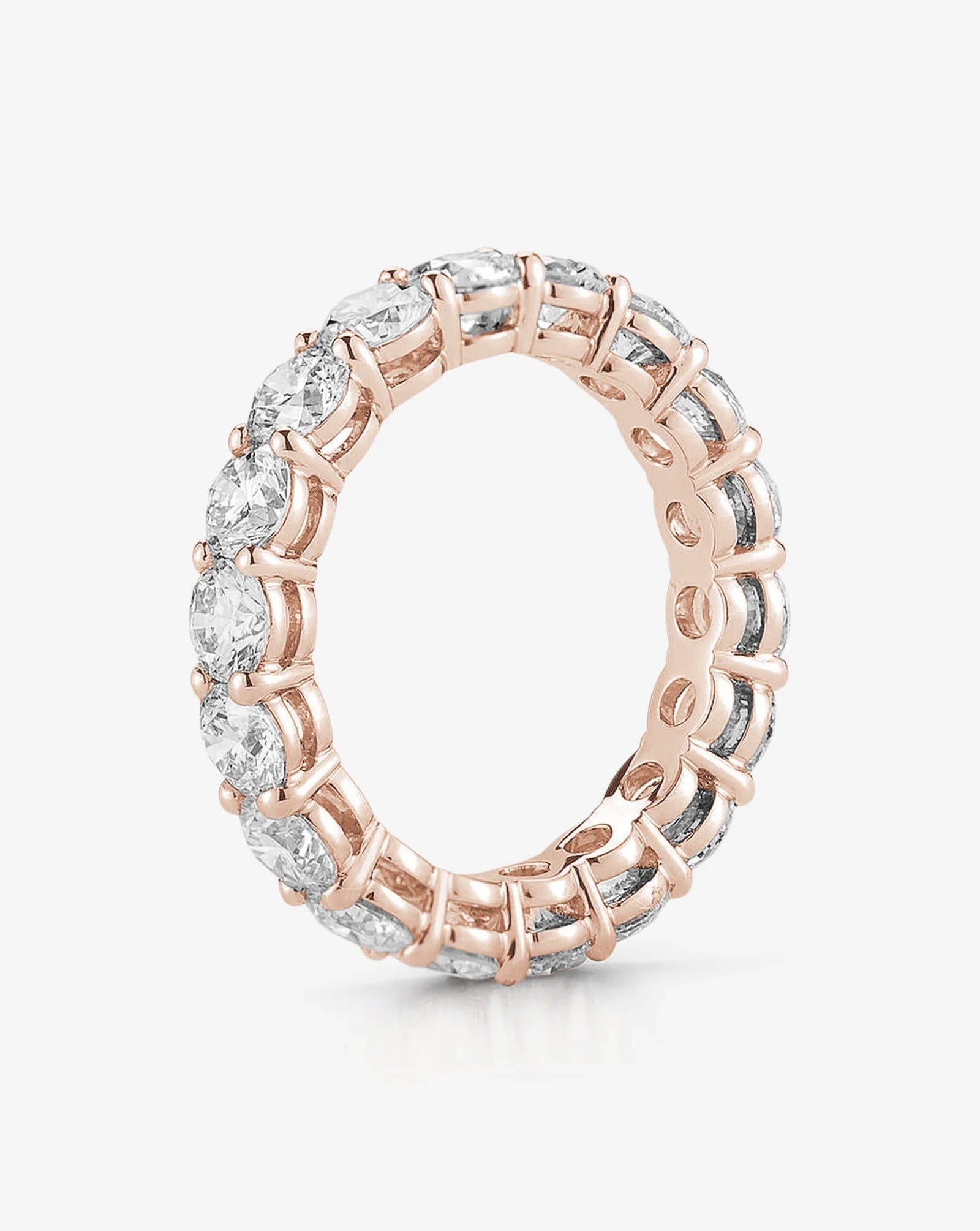 Round Diamond Eternity Band
