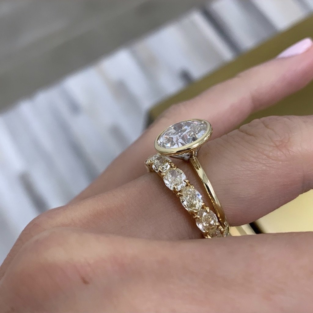 Yellow Diamond Eternity Band