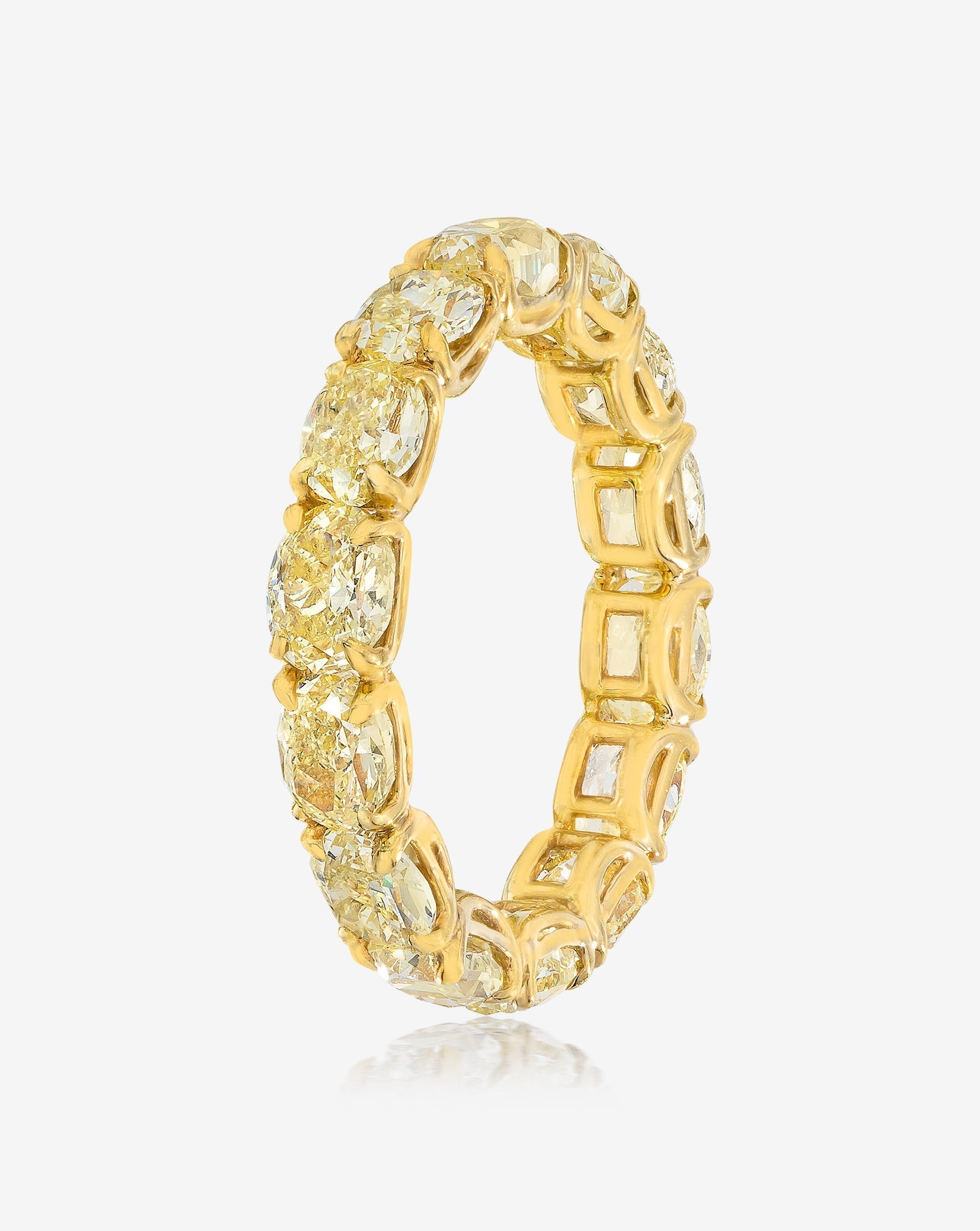 Yellow Diamond Eternity Band