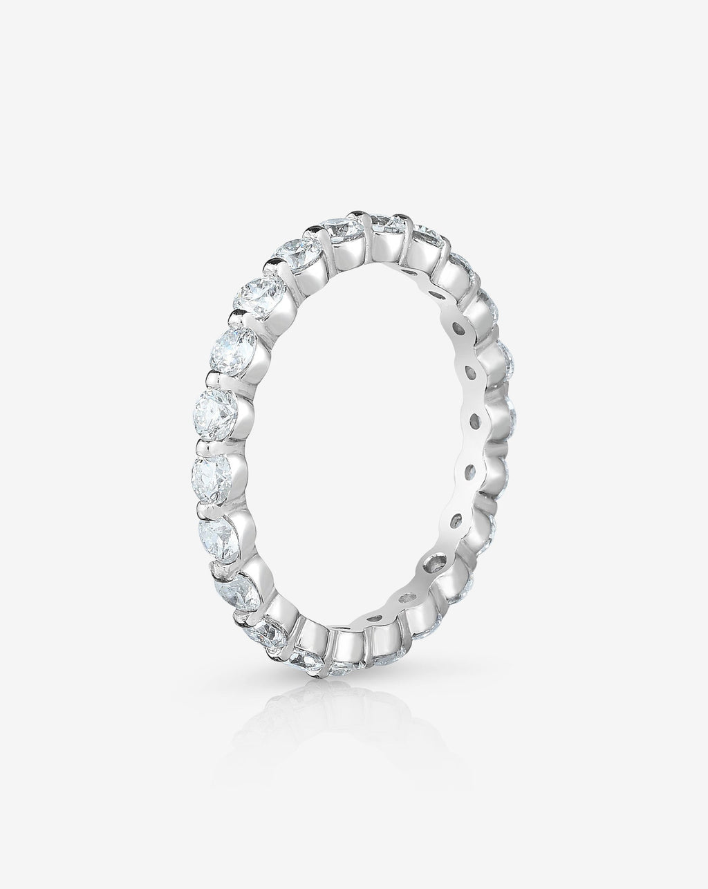 Single Prong Diamond Band