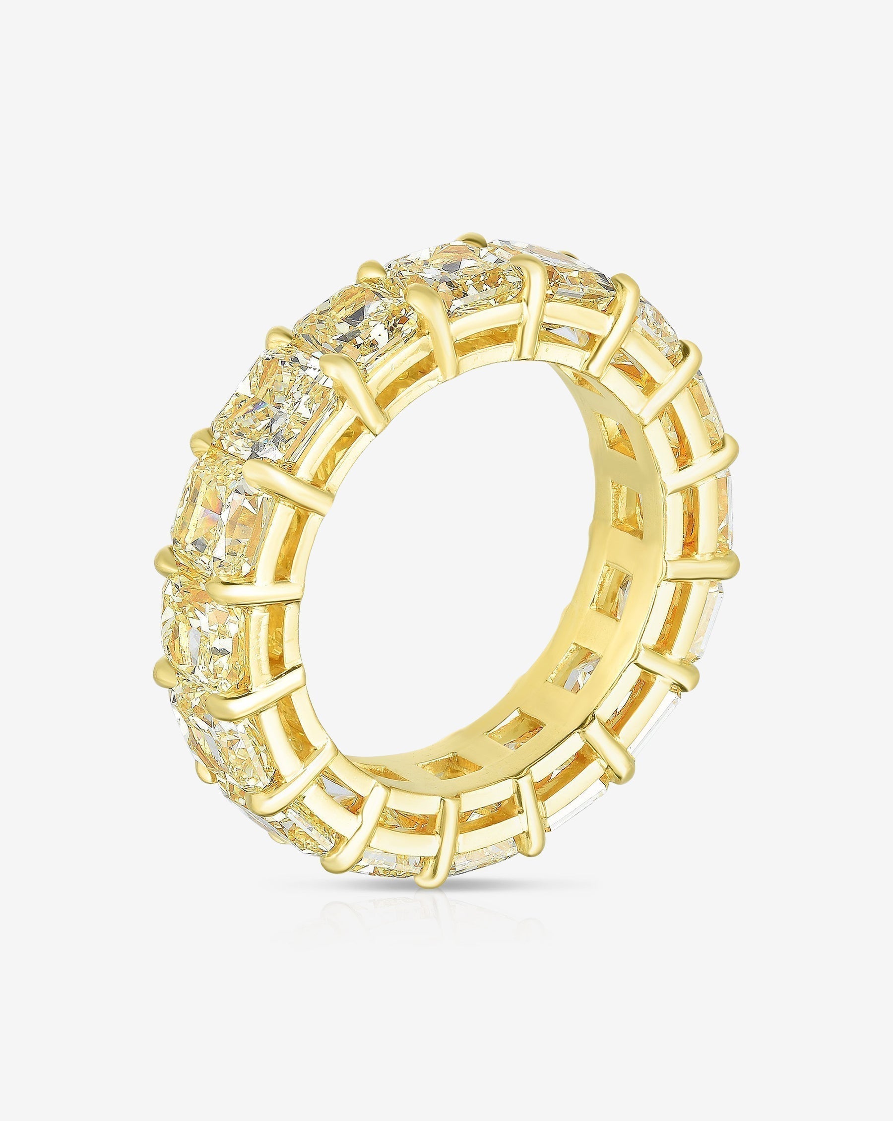 Yellow Diamond Eternity Band