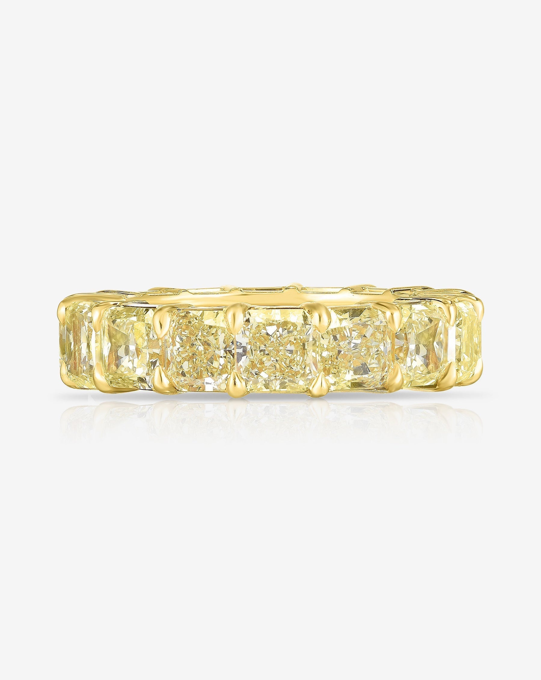 Yellow Diamond Eternity Band