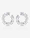 Fanned Diamond Statement Earrings