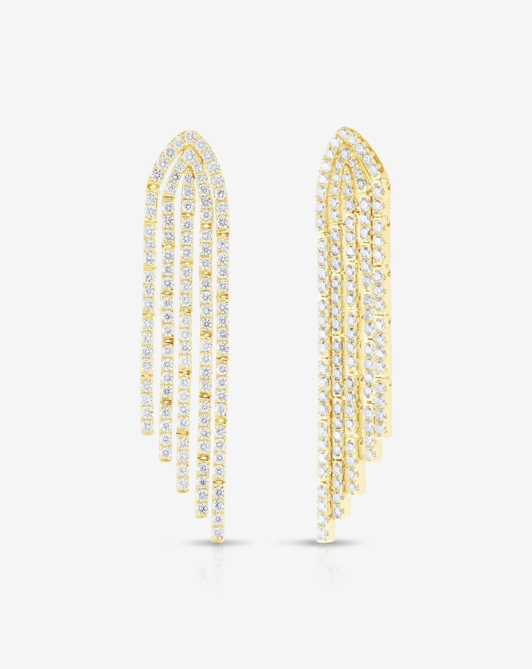 Pavé Waterfall Earrings