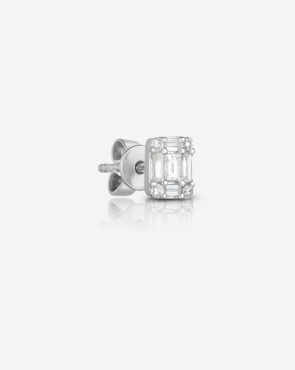 Petite Emerald Illusion Studs