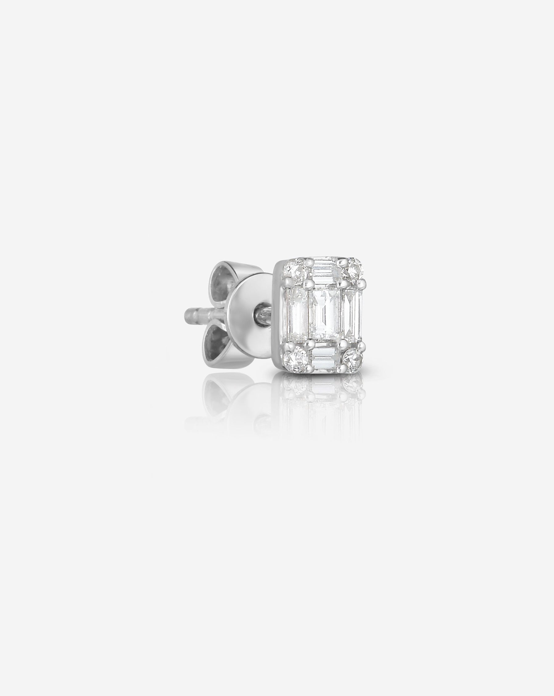 Petite Emerald Illusion Studs