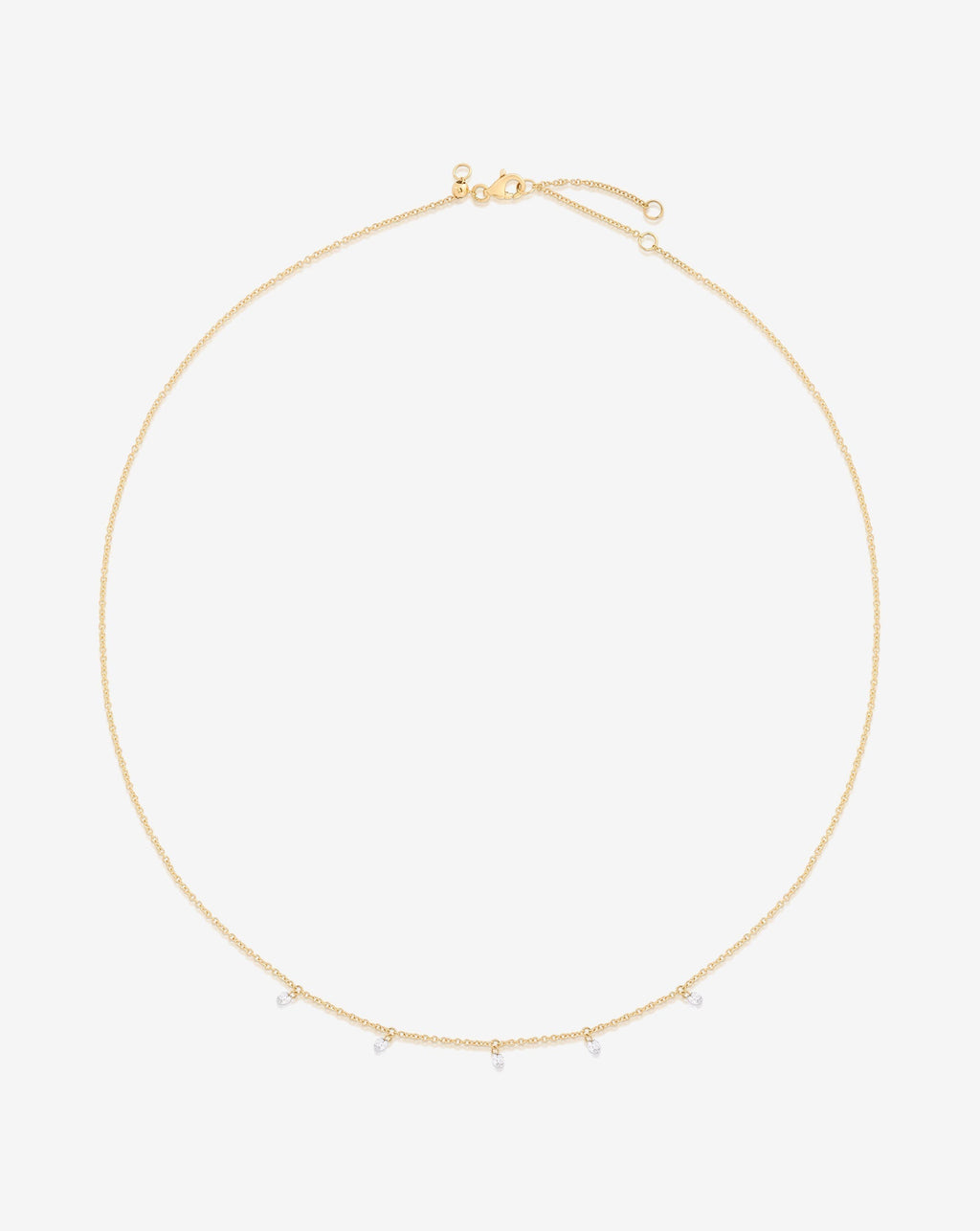 Floating Diamond Necklace