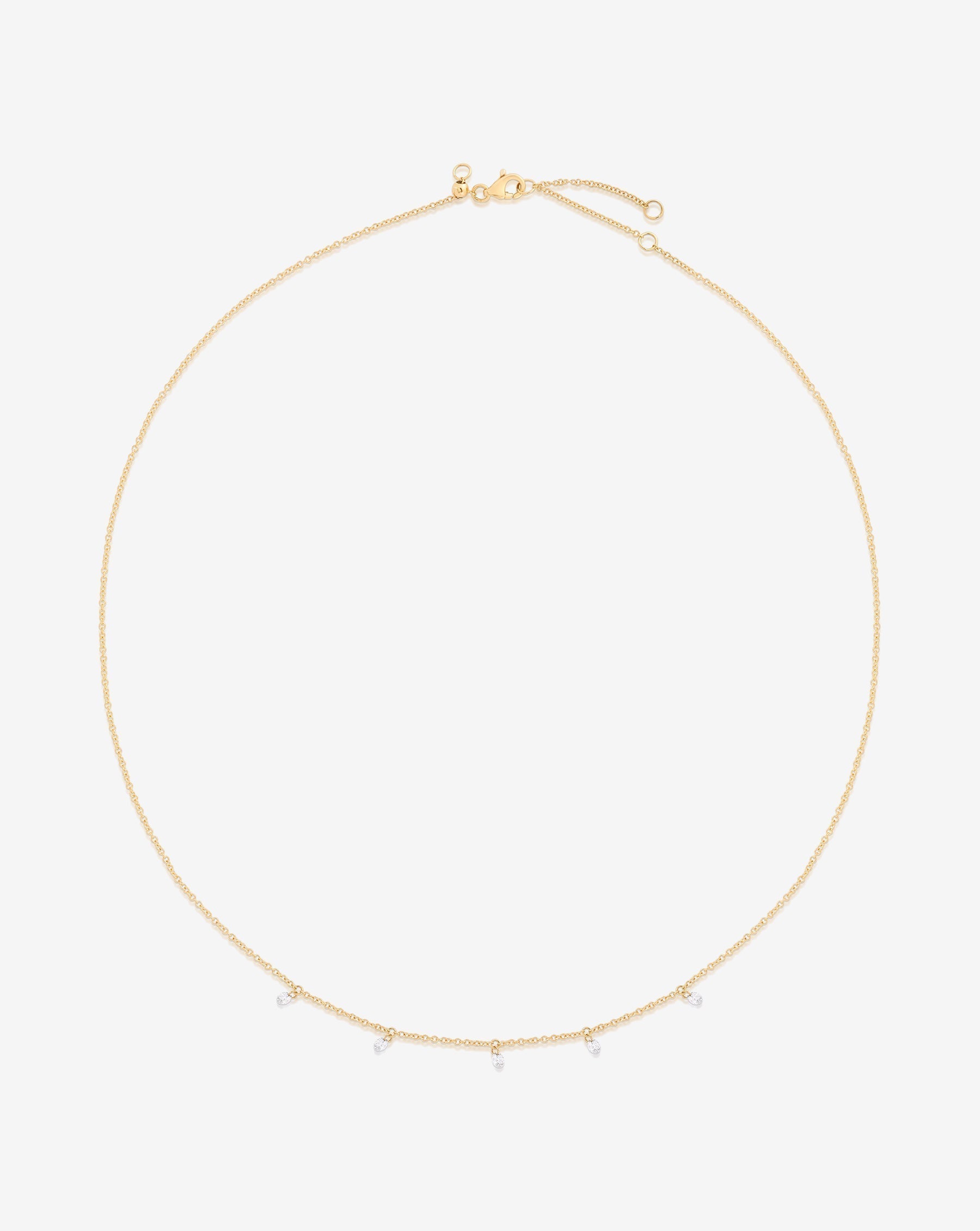 Floating Diamond Necklace