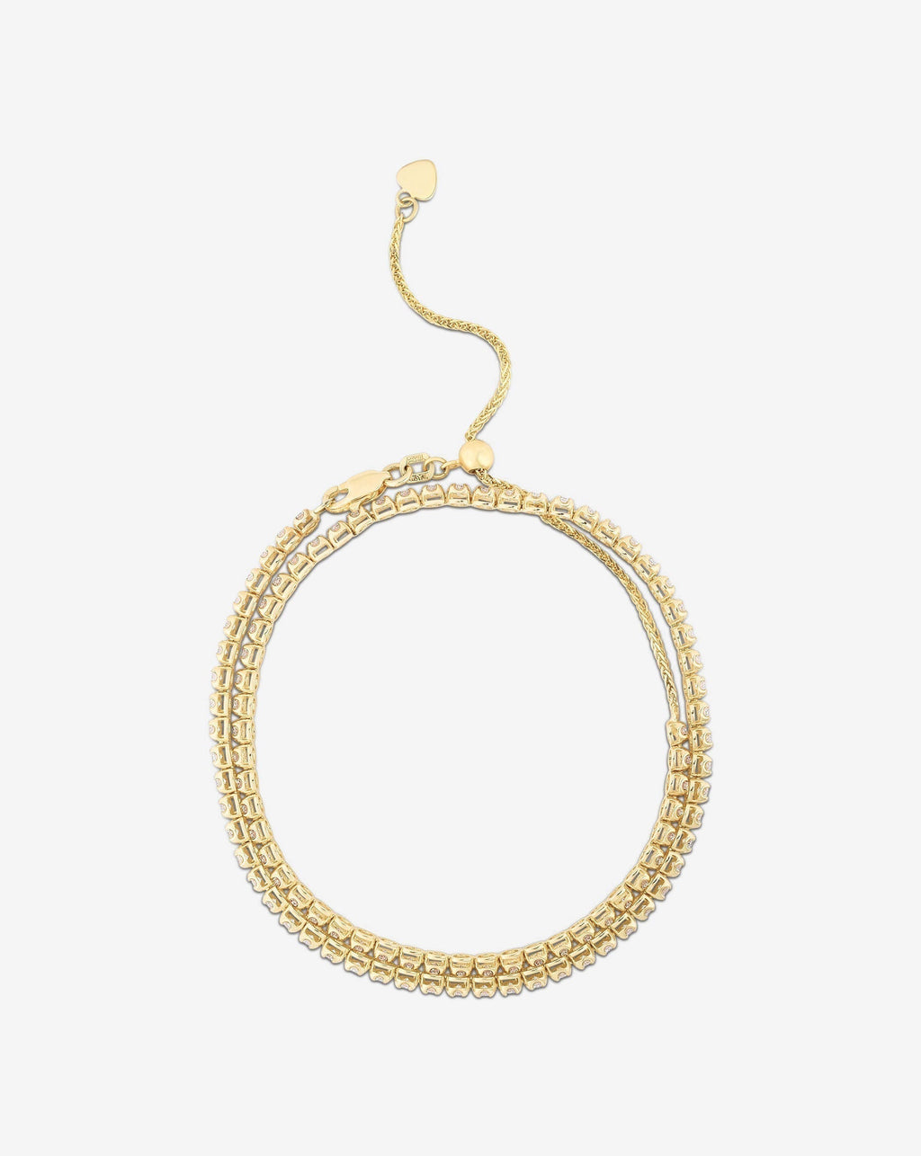 Multiway Tennis Choker + Double Wrap Bracelet
