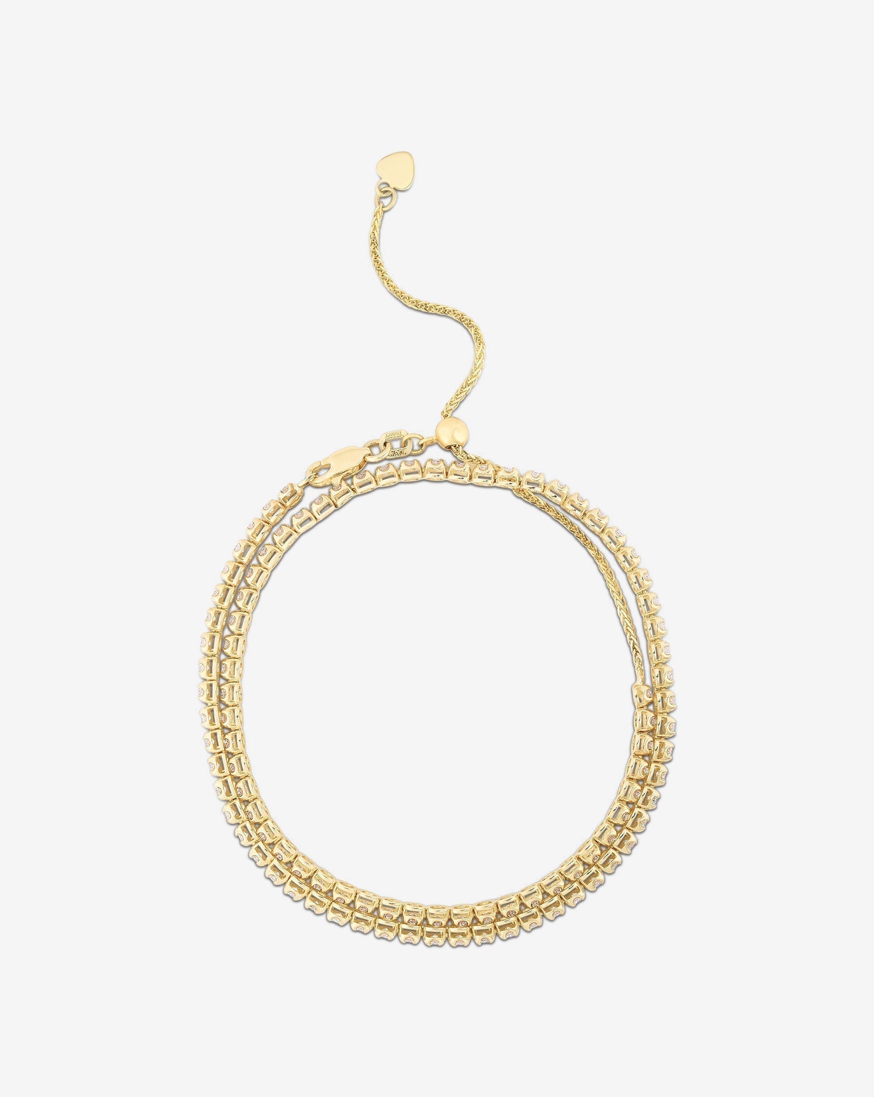 Multiway Tennis Choker + Double Wrap Bracelet
