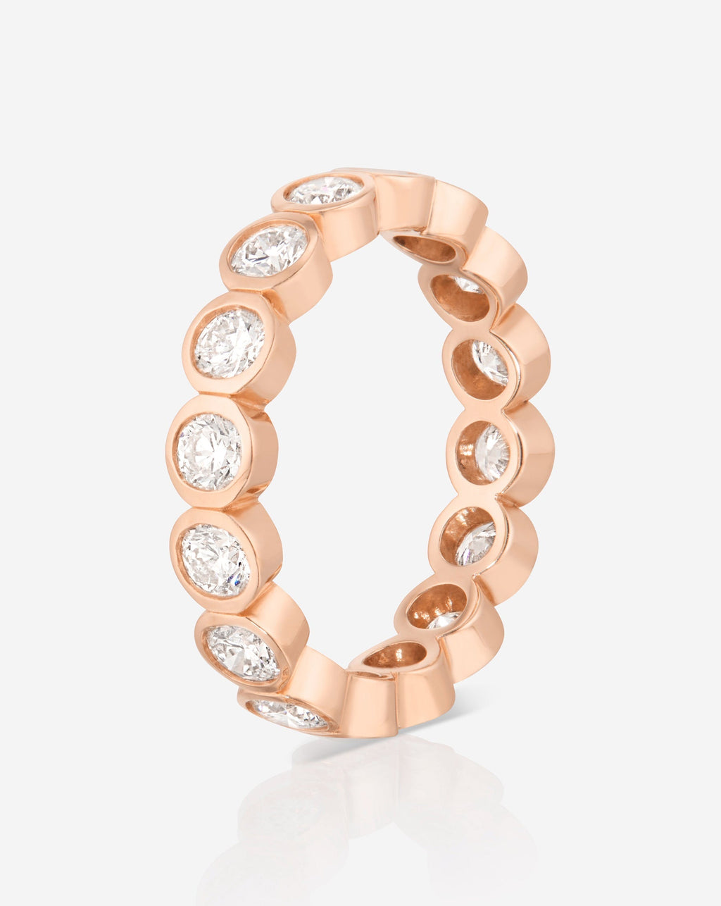 Round Bezel Eternity Band